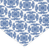 Japans Medallion Pattern, kobalt Blue en White Korte Tafelloper (Hoek)