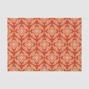 Japans Medallion Pattern, Mandarijns Sinaasappel Tissuepapier
