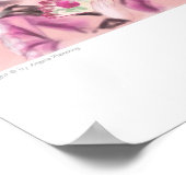  Japans meisje met een ventilator Poster (Hoek)