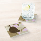 Japans Meisje Spring Classy Glass Onderzetter (Schuin)