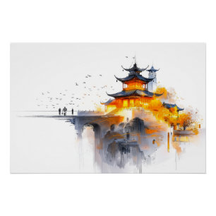 Japans minimalistisch design perfect poster