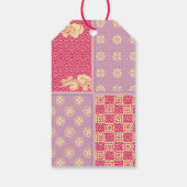 Japans Mix Patroon Cadeaulabel (Achterkant)