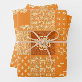Japans Mix Patroon Inpakpapier Vel