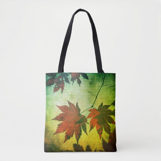 Japans modelboombladeren en script herfst draagtas (Voorkant)