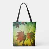 Japans modelboombladeren en script herfst draagtas (Achterkant)