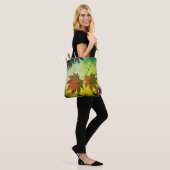 Japans modelboombladeren en script herfst draagtas (Op model)
