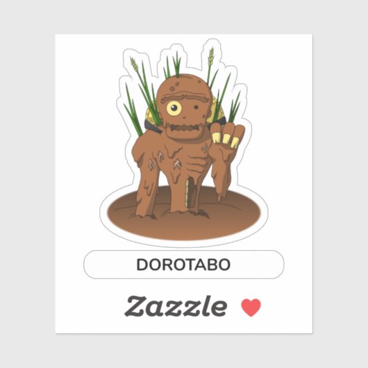 Japans Monster Modder Man Dorotabo Sticker (Vel)
