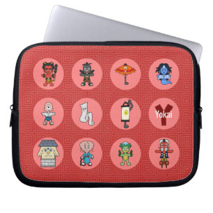 Japans Monster Yokai Spirit Laptop Sleeve