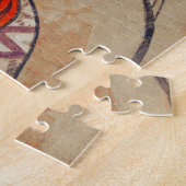 Japans mooi Geishas Jigzaag Puzzle Legpuzzel (Zijkant)