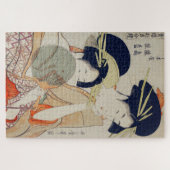 Japans mooi Geishas Jigzaag Puzzle Legpuzzel (Horizontaal)