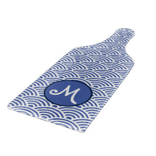 Japans Nami Wave Patroon en Monogram Snijplank