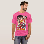 Japans nationaal volleybalteam X Capcom Collaborat T-shirt (Voorkant volledig)