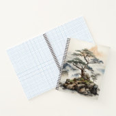 Japans Natuur Bonsai Tree Art Design Notitieboek (Binnen)