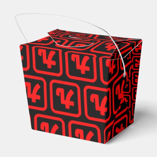 Japans nummer negen 九 Kyu 】 Kanji Bedankdoosjes (Achterkant)