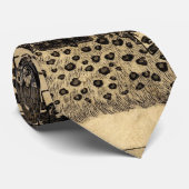 Japans oeroud samurai ukiyo-e  oost stropdas (Opgerold)