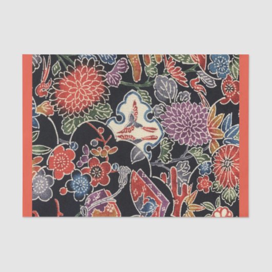 Japans Okinawan-papier (Bingata) Tissuepapier (Voorkant)