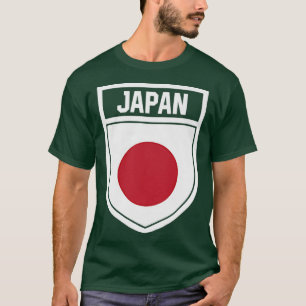 Japans onderdaan in het wapenschild t-shirt