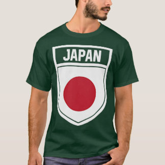 Japans onderdaan in het wapenschild t-shirt
