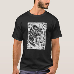 Japans oni Masker Demon Mask Bushido Samurai Stree T-shirt