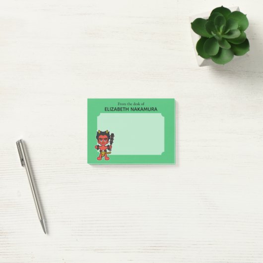 Japans Oni Yokai Monster- gepersonaliseerd Post-it® Notes (Kantoor)