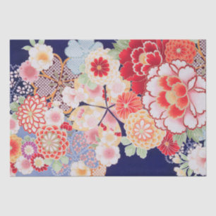Japans ontwerp van Floral Tissuepapier