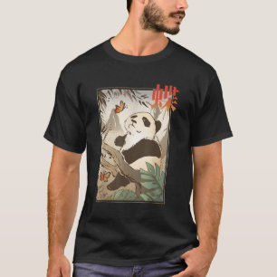 japans panda Beer japan vlinder dier Natuur T-shirt