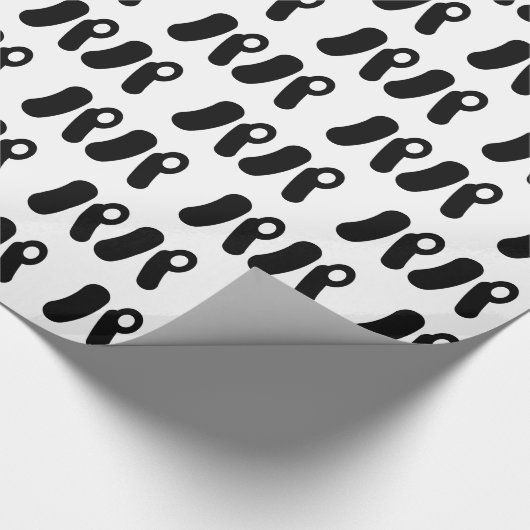 Japans Papa パパ | Nihongo-taal Cadeaupapier (Hoek)