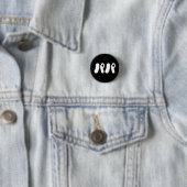 Japans Papa パパ | Nihongo-taal Ronde Button 3,2 Cm (In situ)