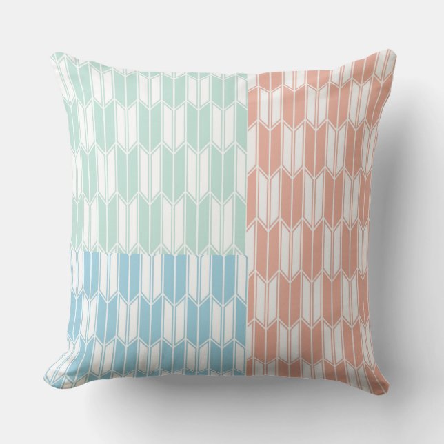 Japans patchwork Design Pillow Kussen (Voorkant)