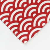 Japans patroon fleece deken (Hoek)