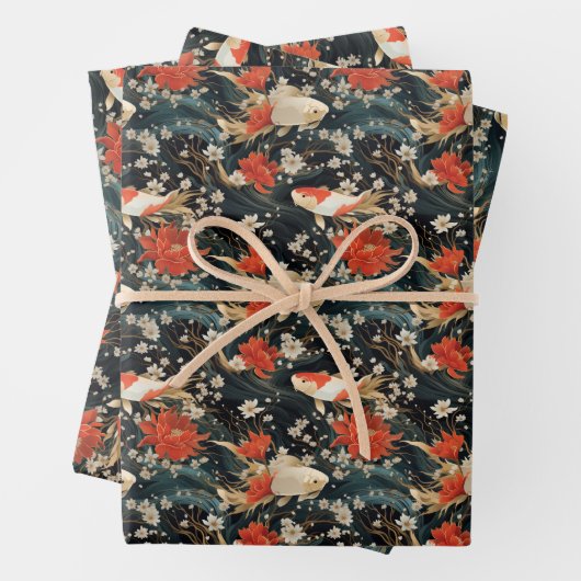 Japans Patroon N°1 | Inpakpapier Vel (In situ)