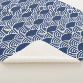 Japans patroon Sherpa Blanket Sherpa Deken (3/4)