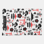 Japans patroon theedoek (Horizontaal)