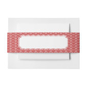 Japans patroon uitnodigingen wikkel (Voorkant Voorbeeld)