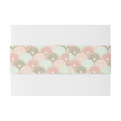 Japans  patroon uitnodigingen wikkel (Achterkant Voorbeeld)