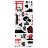 Japans patroon wijn cadeautas (Achterkant)