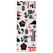 Japans patroon wijn cadeautas (Voorkant)