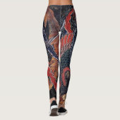 Japans Phoenix Leggings (Achterkant)