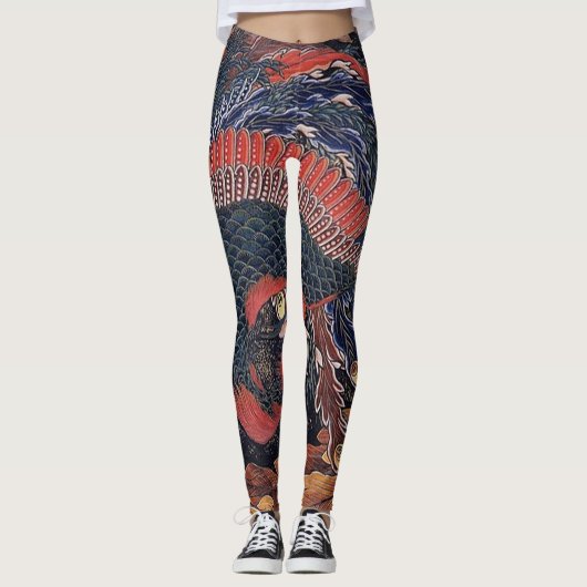 Japans Phoenix Leggings (Voorkant)