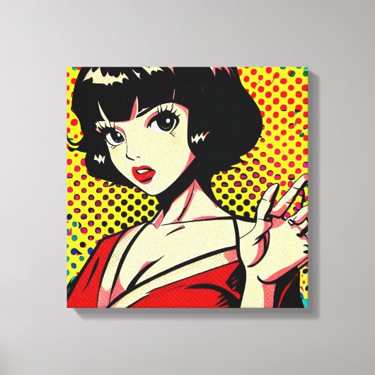 Japans Pop #4 Canvas Afdruk (Voorkant)