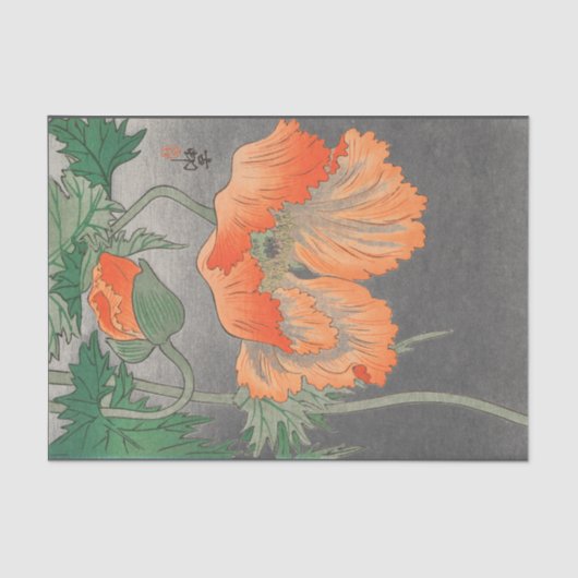 JAPANS POPPY-Tissue Paper Tissuepapier (Voorkant)