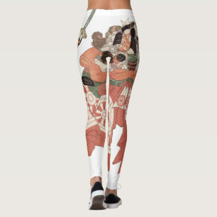 Japans portret - Aankomst met zwaard Leggings