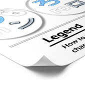 Japans Poster Grote Kana (Hoek)