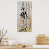 Japans poster van het theater van Kabuki (Keuken)