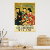 Japans Poster voor cruiseschepen (Keuken)