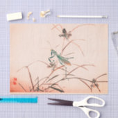 JAPANS PRAYING MANTIS PINK Tissue Paper Tissuepapier (Craft)