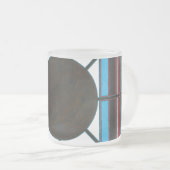 Japans prototype matglas koffiemok (Voorkant rechts)