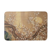 Japans pruim bloeit in maanlicht badmat (Voorkant)