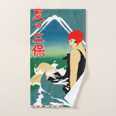 Japans Reizen Toerisme Poster jaren 1930 Art Deco  Bad Handdoek (Handdoek)