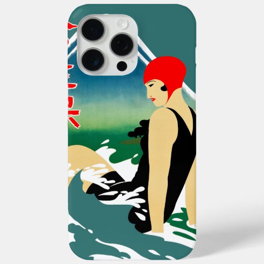 Japans Reizen Toerisme Poster jaren 1930 Art Deco  Case-Mate iPhone Case (Achterkant)